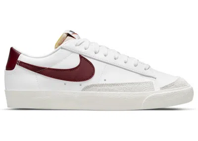Pre-owned Nike Blazer Low 77 Team Red (women's) Sneakers In White/sail