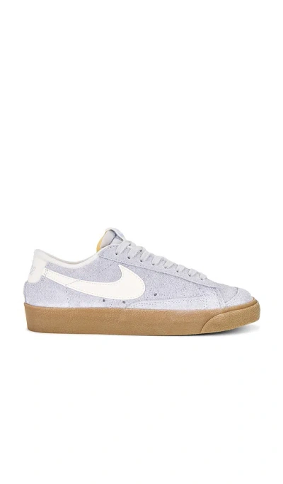 Nike Blazer Low '77 Vintage Sneaker In Football Grey  Pale Ivory  & Gum Light B