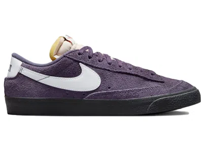 Pre-owned Nike Blazer Low 77 Vintage (women's) Sneakers In Dark Raisin/off Noir/sail In Multi