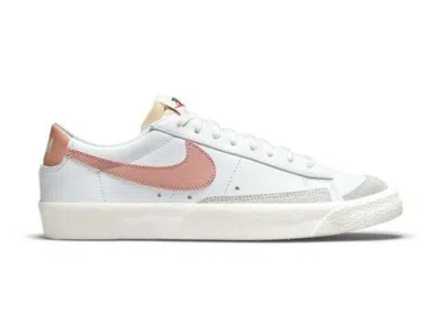 Pre-owned Nike Blazer Low 77 (women's) Sneakers In White/grey/rose