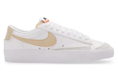 Pre-owned Nike Blazer Low 77 (women's) Sneakers In White/pale Coral/black In Multi