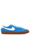 Nike Women's Low Shoe W Blazer Low 77 Vintage Photo Blue/sail/gum Med Brown/black