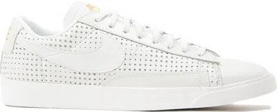 Pre-owned Nike Blazer Low Beautiful X Powerful (women's) Sneakers In Summit White/metallic Gold In Multi