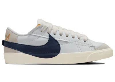 Pre-owned Nike Blazer Low Jumbo Olympic (women's) Sneakers In Phantom/obsidian/pale Ivory