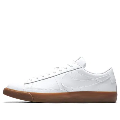 Nike Blazer Low Le 'gum Med Brown' In White