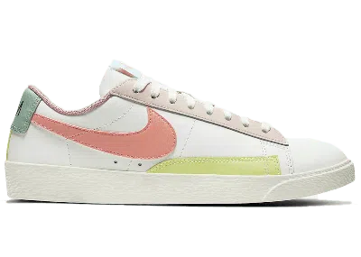 Pre-owned Nike Blazer Low Le Pastel (women's) Sneakers In Sail/white/coconut Milk In Multi