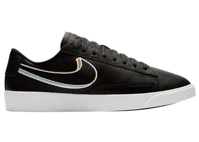 Pre-owned Nike Blazer Low Lx (women's) Sneakers In Black/royal Tint/monarch