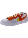 Nike Sacai Blazer Low Colour-block Leather Sneakers In Multi