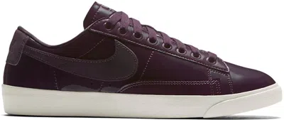 Pre-owned Nike Blazer Low Nocturne (women's) Sneakers In Port Wine/space Blue/light Orewood Brown