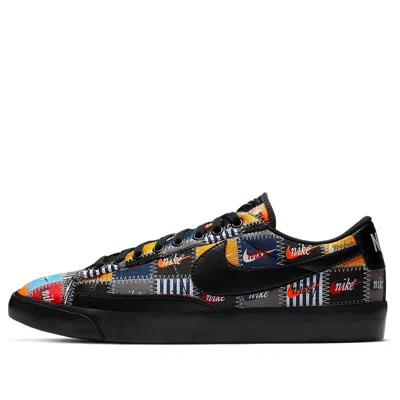 Nike Blazer Low 'patchwork' In Black