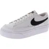Nike Blazer Low Platform Womens Faux Leather Platform Running & Training Shoes In Multi