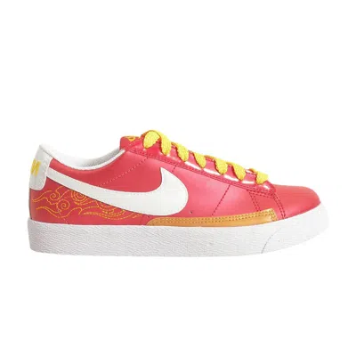 Pre-owned Nike Blazer Low Premium Gs 'comet Red Tour Yellow' | Kid's Size 6
