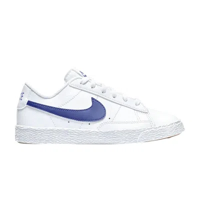 Pre-owned Nike Blazer Low Ps 'white Astronomy Blue' | Kid's Size 11