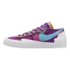 Nike X Kaws X Sacai Blazer Low Sneakers In Purple