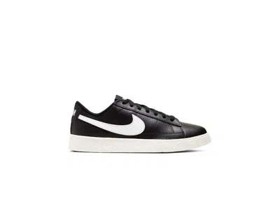 Pre-owned Nike Blazer Low Sneakers In Black/sail/gum Light Brown In Multi