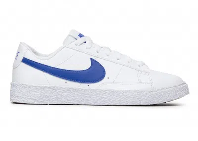 Pre-owned Nike Blazer Low Sneakers In White/astronomy Blue