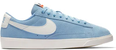 Pre-owned Nike Blazer Low (women's) Sneakers In Leche Blue/sail
