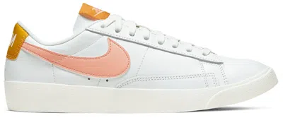 Pre-owned Nike Blazer Low (women's) Sneakers In Summit White/pink Quartz/pollen Rise