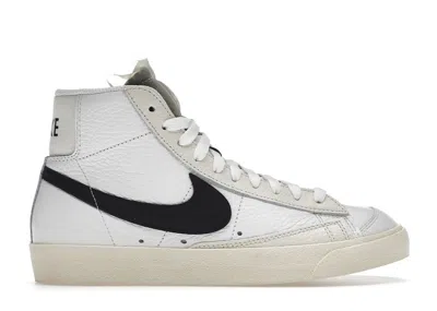 Pre-owned Nike Blazer Mid 77 Barcode (women's) Sneakers In White/natural/black