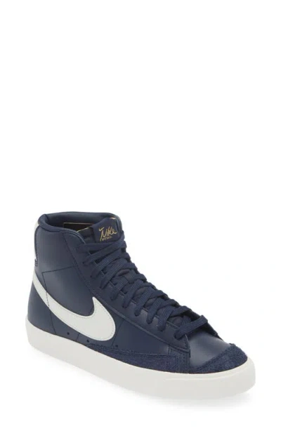 Nike Women's Blazer Mid '77 Shoes In Obsidian/phantom/sail