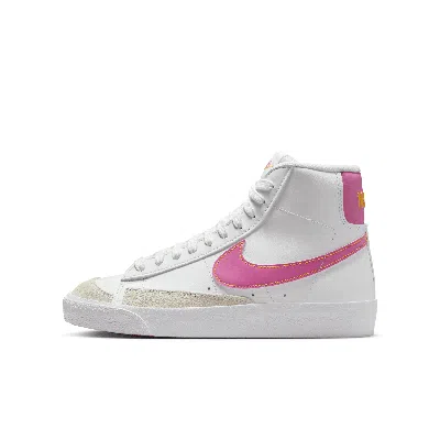 Nike Babies' Blazer Mid '77 Big Kids' Shoes In White