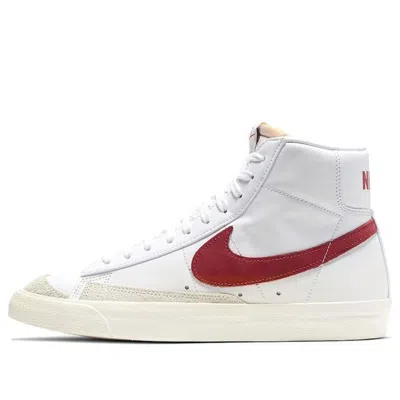 Nike Blazer Mid '77 'brick Red' In White