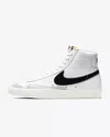 Nike Blazer Mid 77 Cz1055-100 Sneaker Womens White Black Leather Shoes Ham254 In White