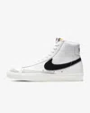 Nike Blazer Mid '77 Cz1055-100 Women's White/sail/black Skateboard Shoes Nr2534 In White