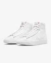 Nike Blazer Mid '77 Cz1055-117 Women's White Leather Casual Sneaker Shoes Woo66 In White