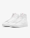 Nike Blazer Mid '77 Cz1055-117 Women's White Leather Casual Sneaker Shoes Woo66 In White