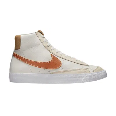 Pre-owned Nike Blazer Mid '77 Emb 'inspected By Swoosh' In Cream