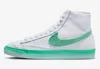 Nike Blazer Mid 77 Fj4547-100 Sneaker Women's Us 7 White Green Mid Top Nr6940 In Green