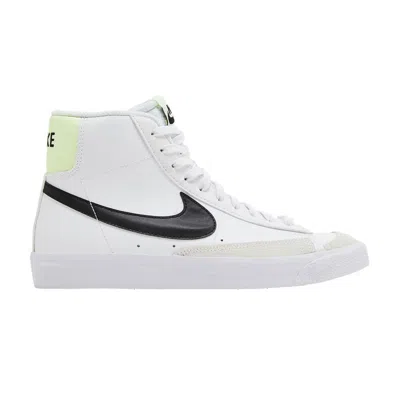 Pre-owned Nike Blazer Mid '77 Gs 'white Black Volt' | Kid's Size 4.5
