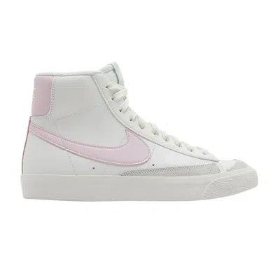 Pre-owned Nike Blazer Mid '77 Gs 'white Pink Foam' | Kid's Size 4