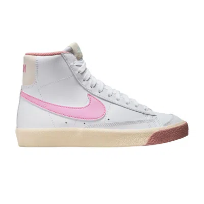 Pre-owned Nike Blazer Mid '77 Gs 'white Pink Spell' | Kid's Size 7