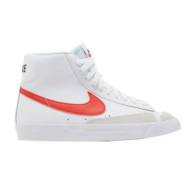 Pre-owned Nike Blazer Mid '77 Gs 'white Red Blue' | Kid's Size 5