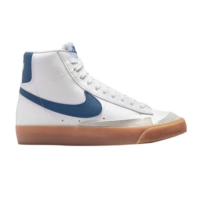 Pre-owned Nike Blazer Mid '77 Gs 'white Thunderstorm' | Kid's Size 5.5