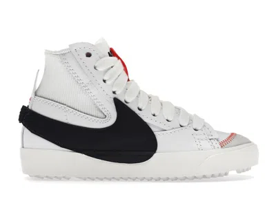 Pre-owned Nike Blazer Mid 77 Jumbo (women's) Sneakers In White/sail/black