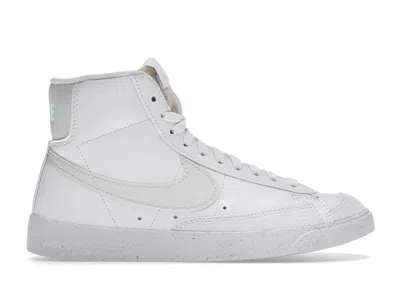 Pre-owned Nike Blazer Mid 77 Next Nature (women's) Sneakers In White/barely Green