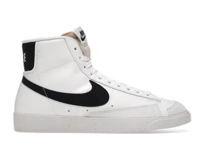 Pre-owned Nike Blazer Mid 77 Next Nature (women's) Sneakers In White/black