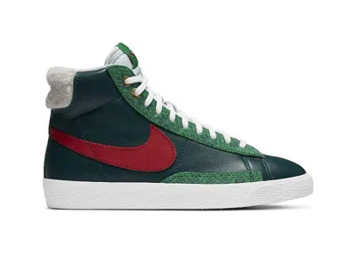 Pre-owned Nike Blazer Mid 77 Nordic Sneakers In Dark Atomic Teal/lucky Green/white
