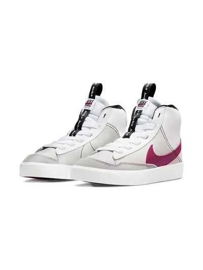 Nike Kids' Blazer Mid '77 Panelled Sneakers In Neutral