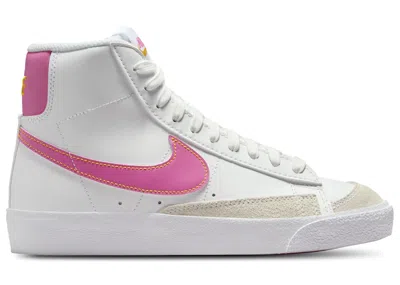Pre-owned Nike Blazer Mid 77 Pinksicle Sneakers In Summit White/university Gold