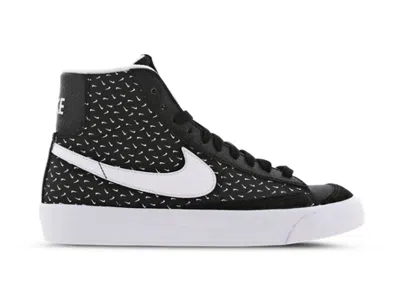 Pre-owned Nike Blazer Mid '77 Polka Swoosh Sneakers In Black/white