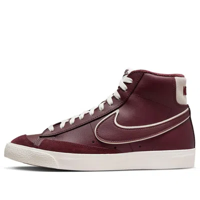 NIKE NIKE BLAZER MID '77 PREMIUM 'COLLEGE PACK - NIGHT MAROON'