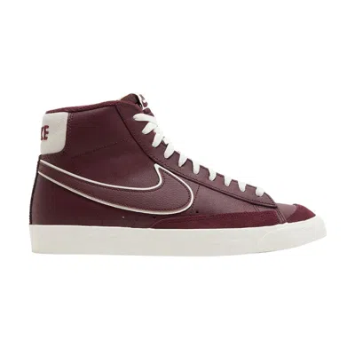 Pre-owned Nike Blazer Mid '77 Premium 'college Pack - Night Maroon' In Red