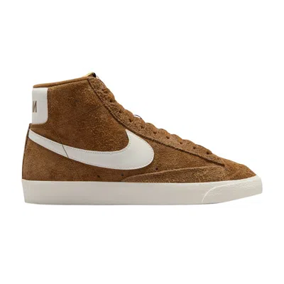 Pre-owned Nike Blazer Mid '77 Premium 'light British Tan' In Brown