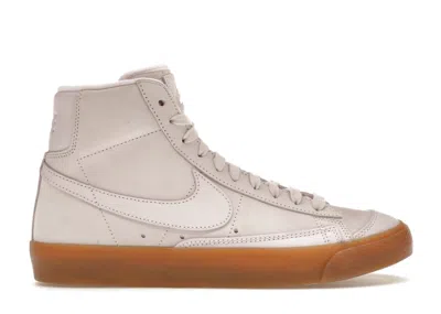 Pre-owned Nike Blazer Mid 77 Premium (women's) Sneakers In Pearl Pink/gum Light Brown In Multi