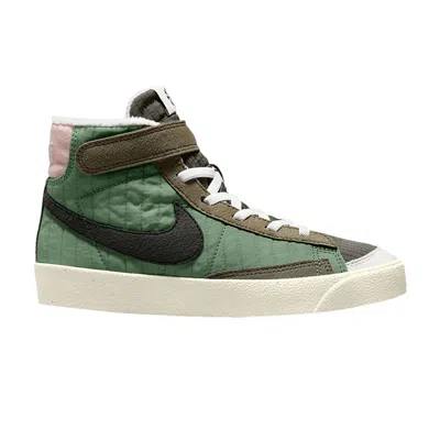 Pre-owned Nike Blazer Mid '77 Ps 'oil Green' | Kid's Size 13