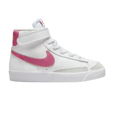 Pre-owned Nike Blazer Mid '77 Ps 'summit White Pinksicle' | Kid's Size 11